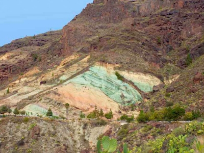 Los Azulejos de Veneguera: a ravine of a thousand colours in Gran Canaria