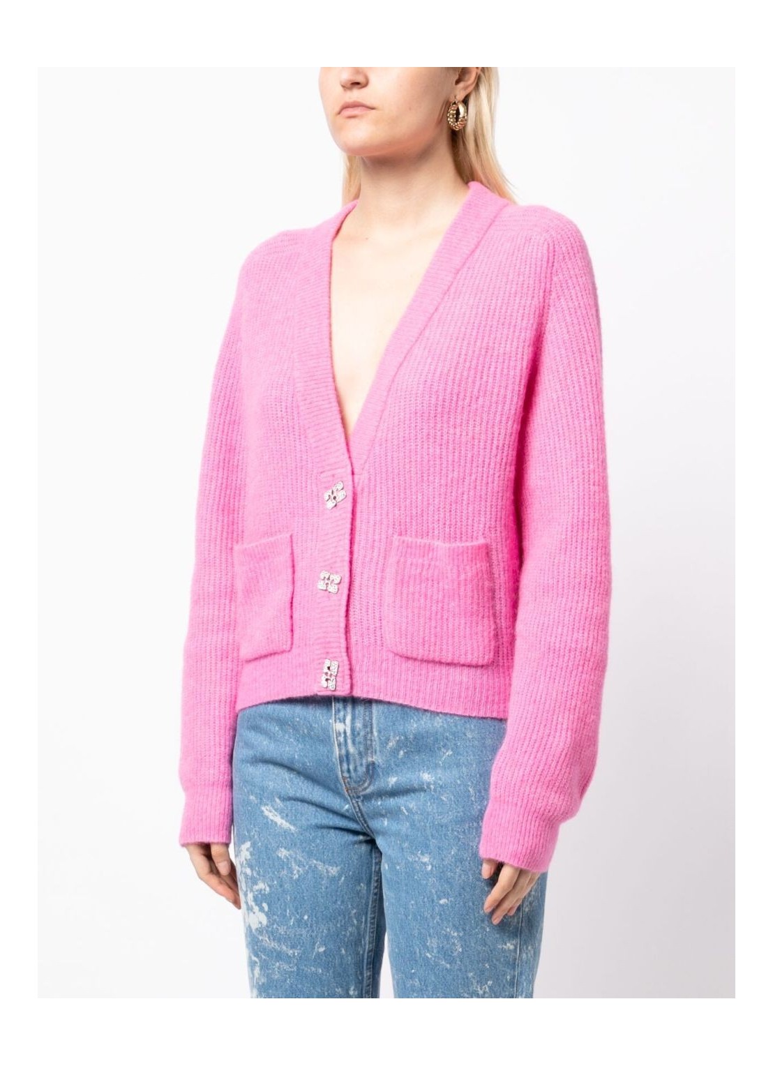 Soft Wool Cardigan Solid