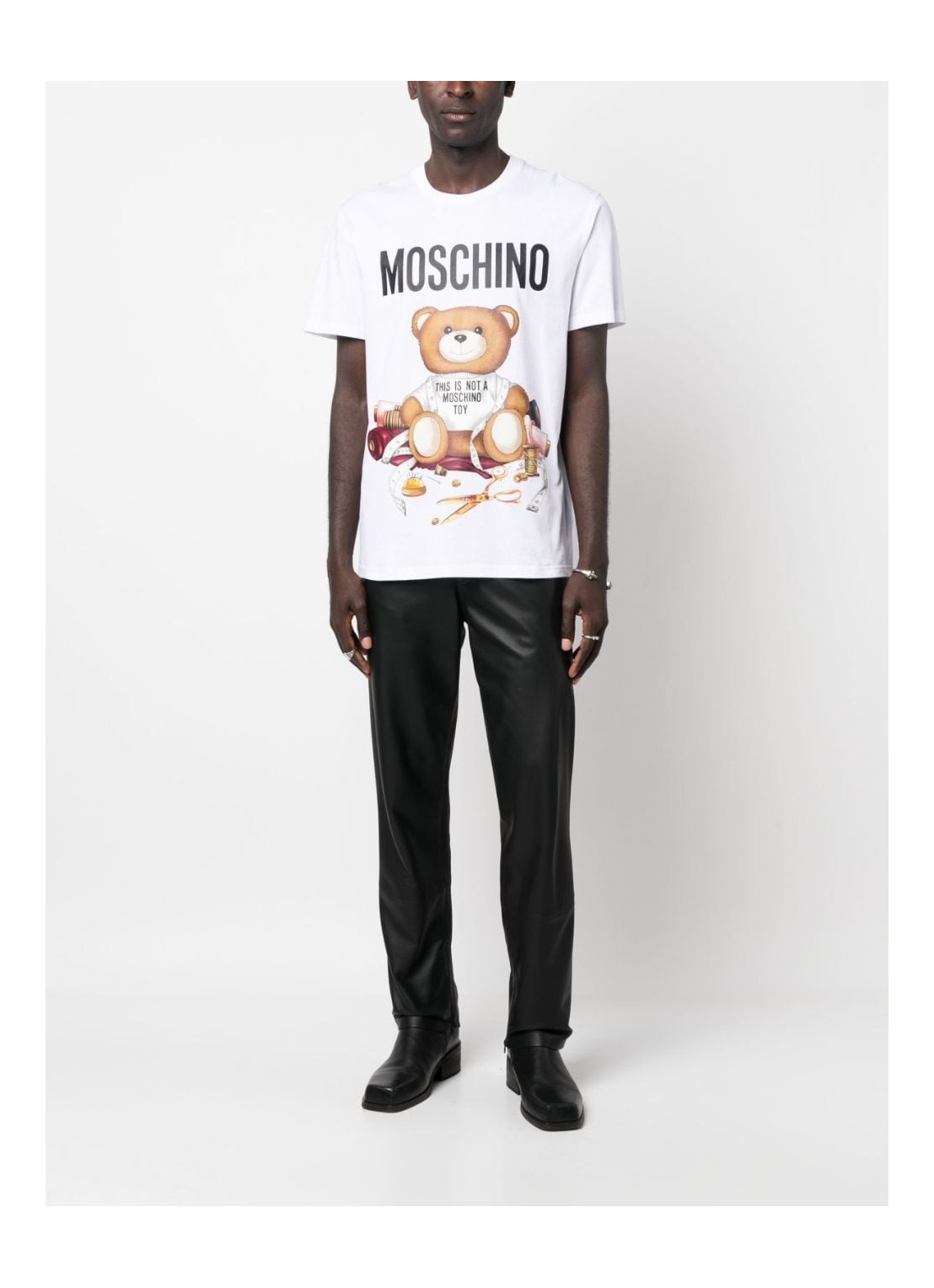 MOSCHINO COUTURE: Camiseta para hombre, Verde  Camiseta Moschino Couture  07162045 en línea en