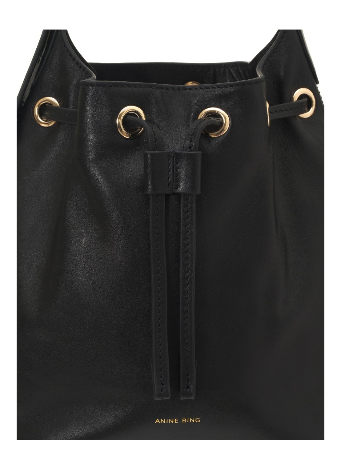 anine bing crossbody woman mini alana bucket bag a130110000 black