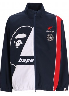 bape ape relaxed fit track suit jacket m - 001lji801002m navy Talla M