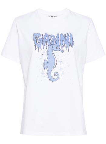 Basic Jersey Seahorse Relaxed T -Shirt