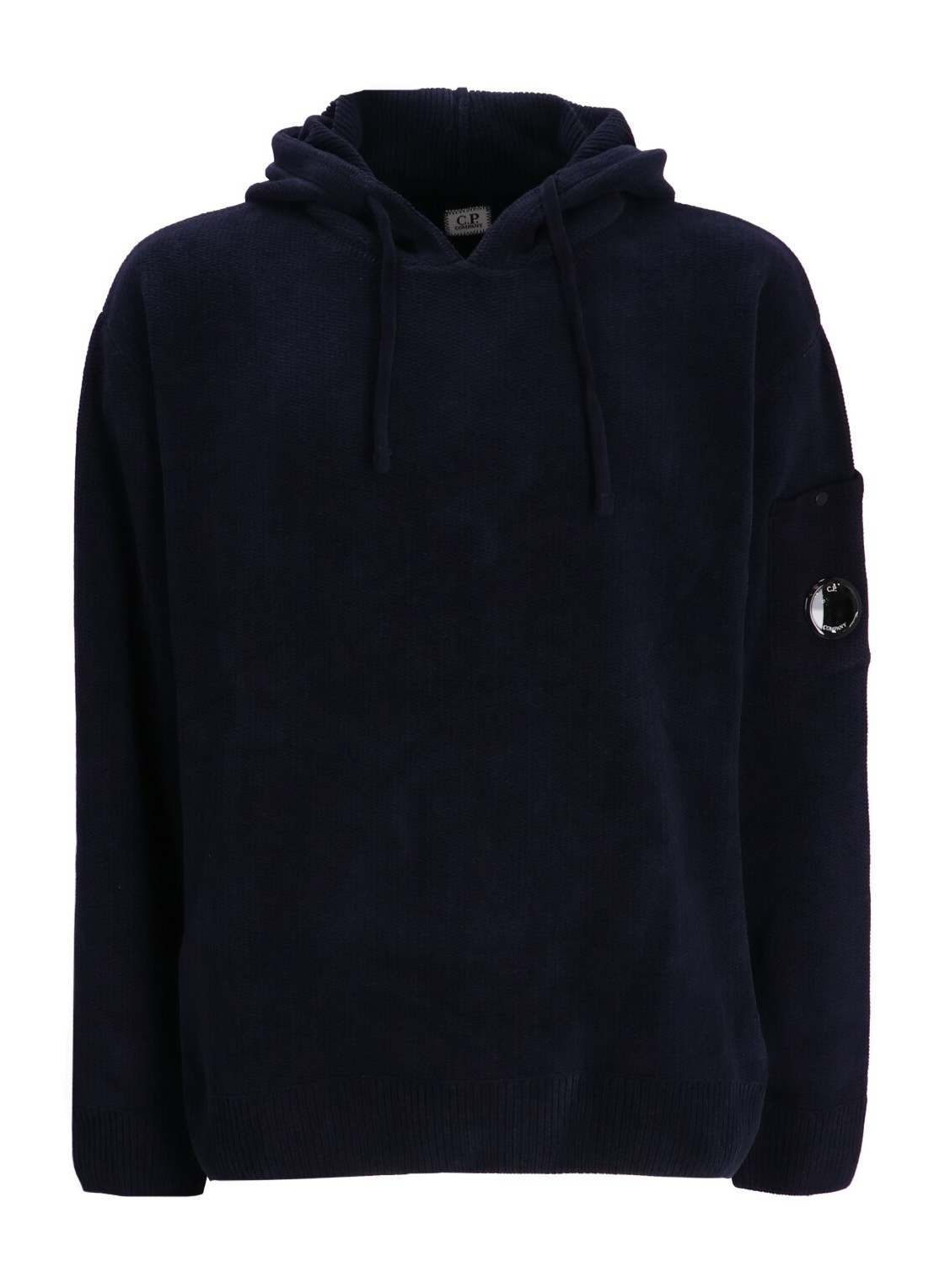 Chenille Cotton Knit Hoodie