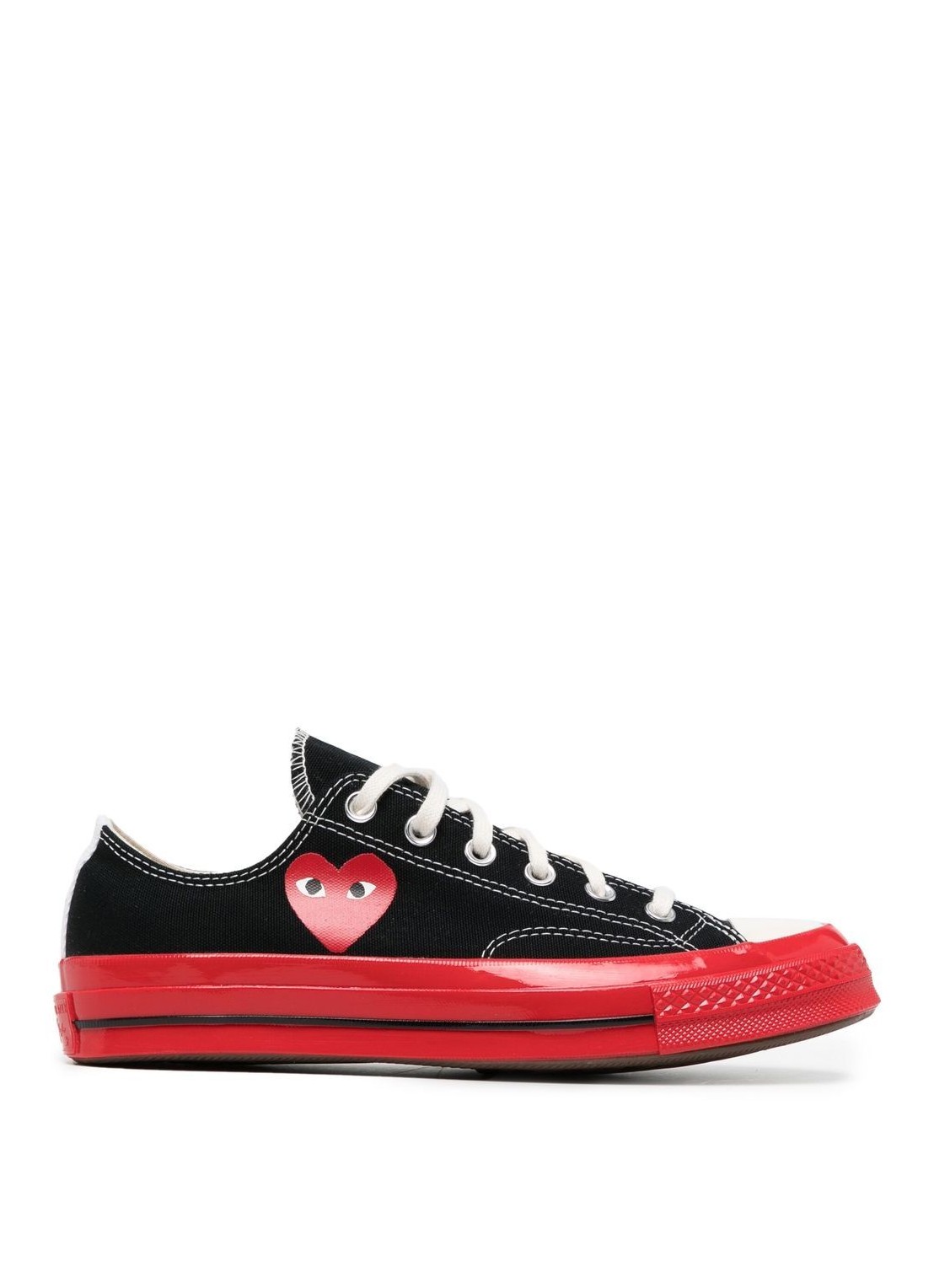 CONVERSE RED SOLE LOW TOP