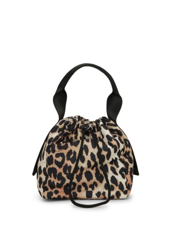 Recycled Tech Pouch Print Leopard