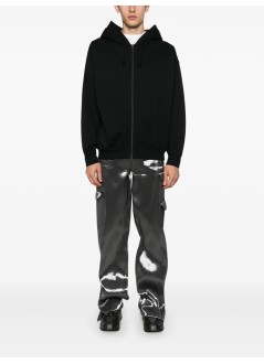 y3 sweater manm ft zip hoddie - jn4930 black