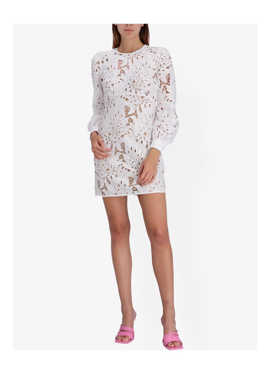 Michael Kors Palm Lace Mini Dress 