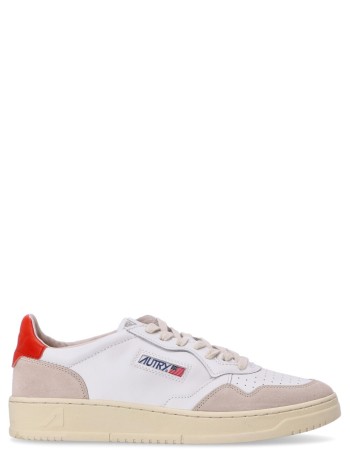 Autry 01 Low Man Leat /Suede Wht /Or