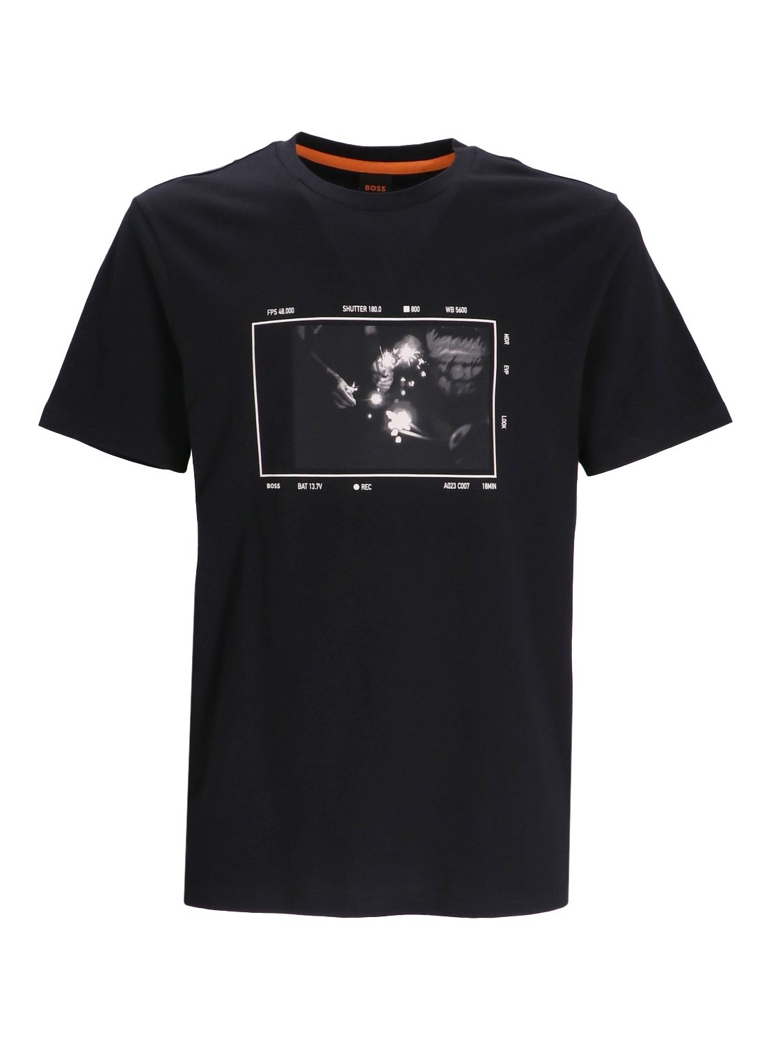 boss t-shirt man teglow 50485064 001 Talla S Color negro