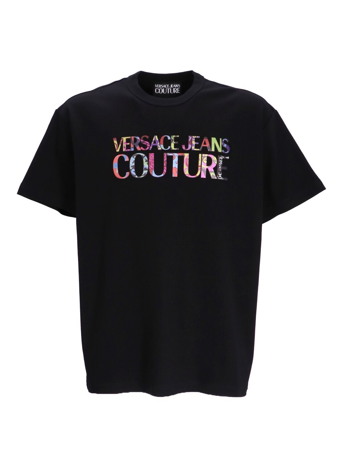 versace t-shirt man 74up601 r logo color t-shirt 74gahg01 899 Talla S ...
