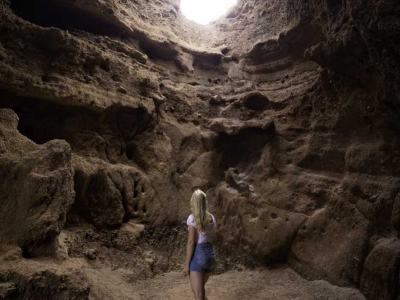 Cabrera Mountain, a secret cave inside a volcano in Lanzarote